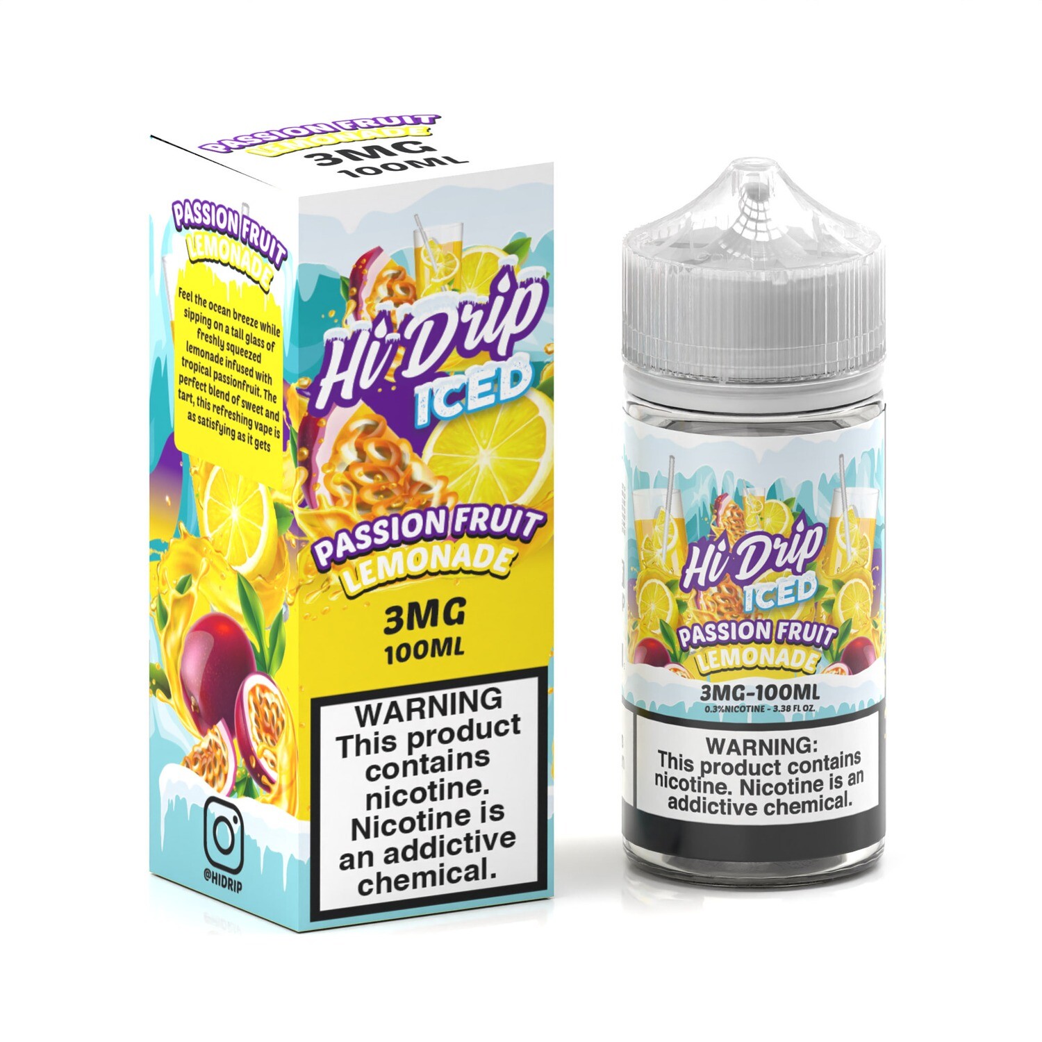 Hi-Drip 100ML Passionfruit Lemonade Iced