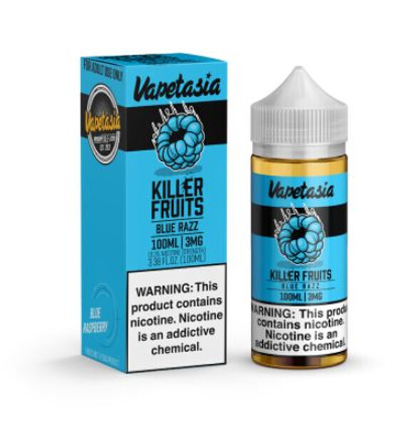 Vapetasia Killer Fruits 100ML Blue Razz