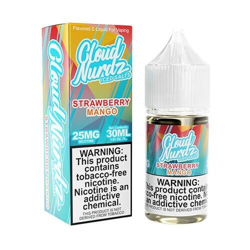 Cloud Nurdz Salt 30mL Strawberry Mango Iced