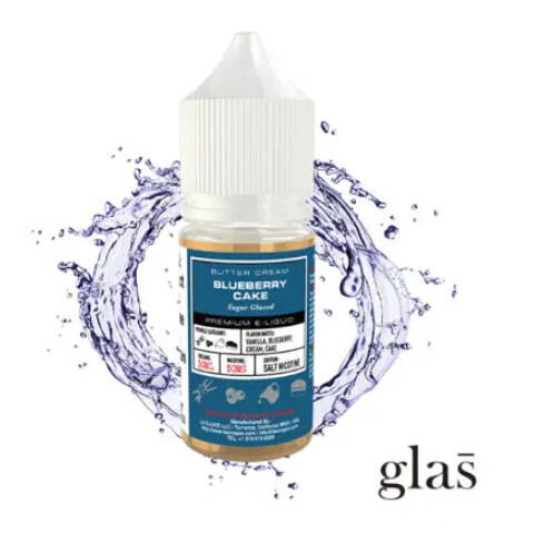 Glas Basix Salt 30mL Blueberry Cake