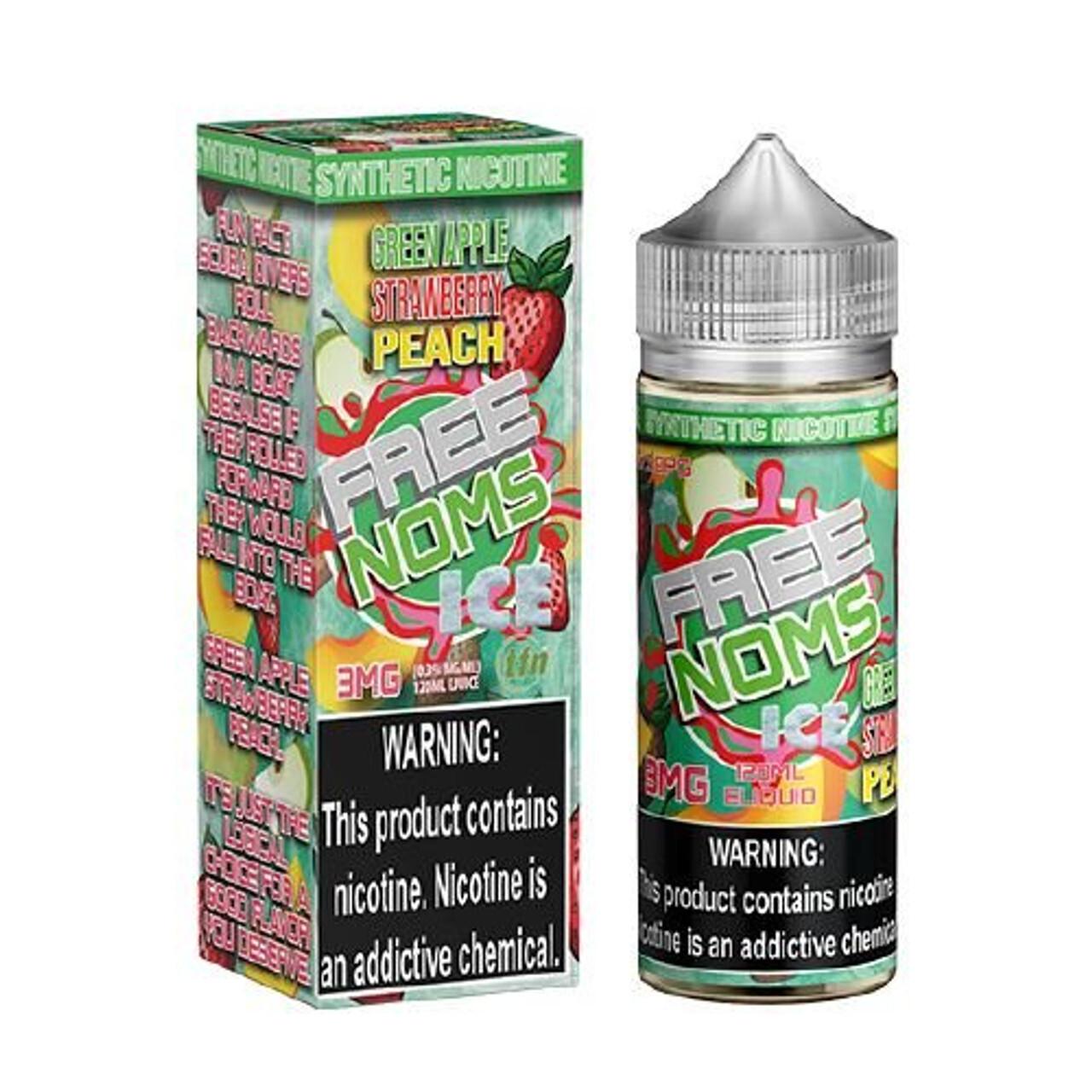 Noms FN 120ML Green Apple Strawberry Peach Iced