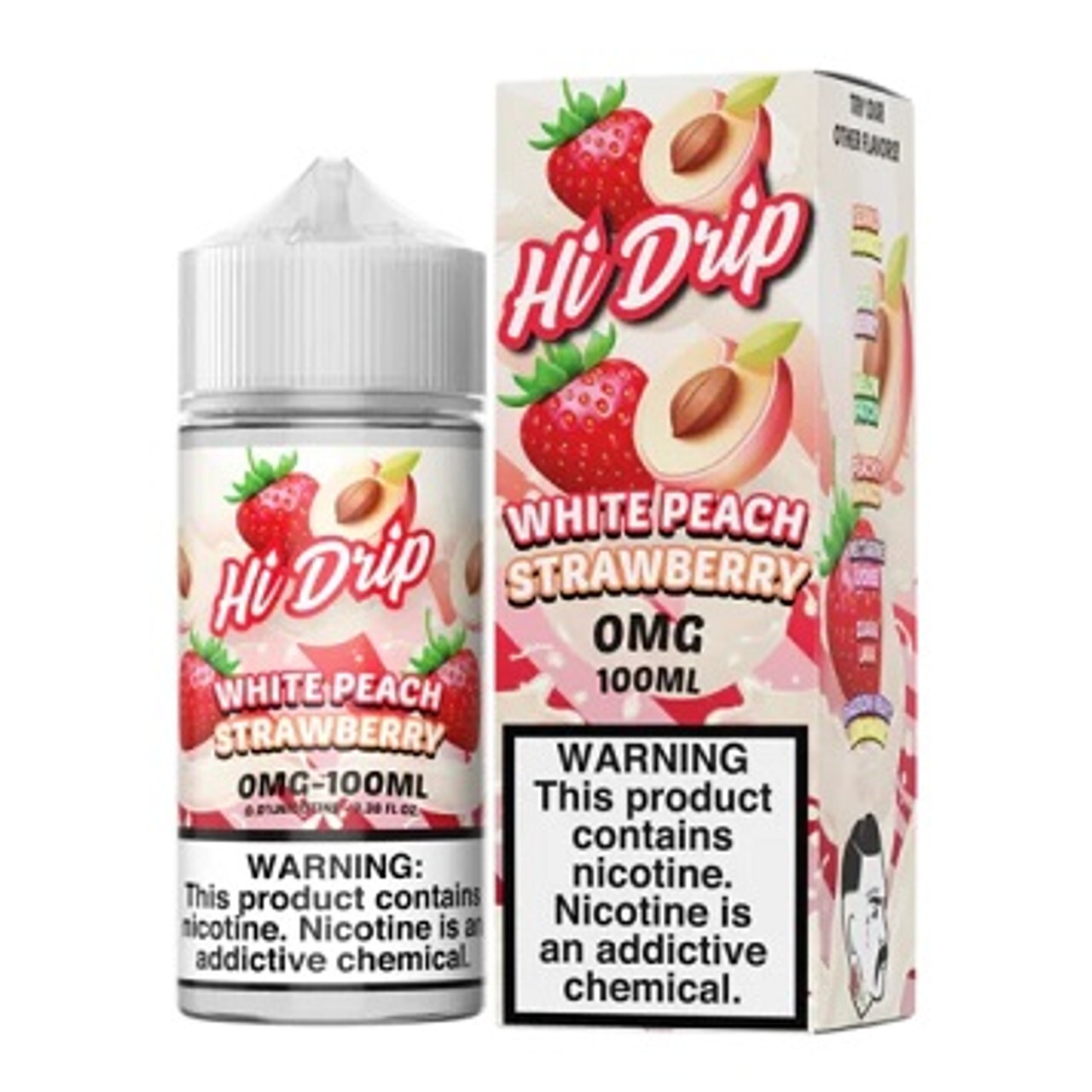 Hi-Drip 100ML White Peach Strawberry