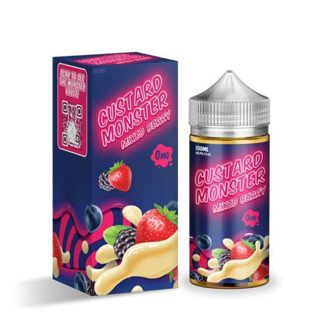 MVL Custard 100ML Monster Mixed Berry