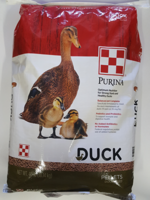 Purina Duck Feed, Pellets, 40#