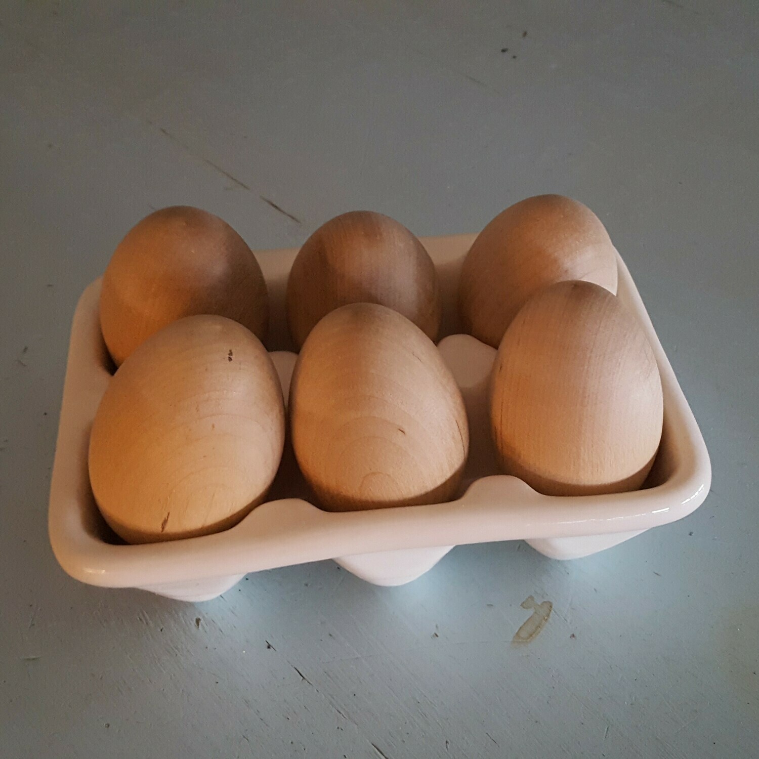 Ceramic Egg Tray, 6 Count Ceramic Egg Tray, 6 Count