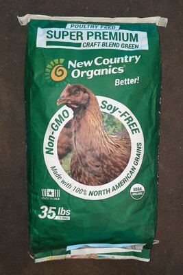 Chick and Duckling Starter Crumbles - New Country Organics, 35 lb.