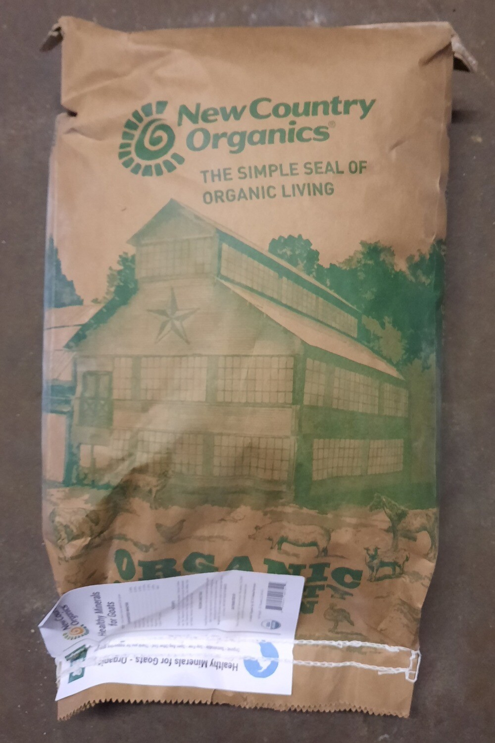 Healthy Minerals for Goats, New Country Organics, 50 lb.