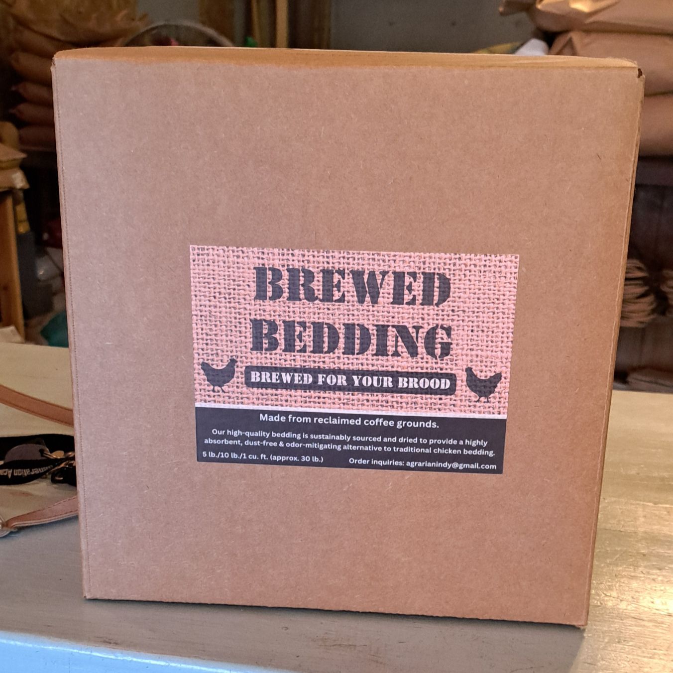 Brewed Bedding - Coffee Grounds Bedding, 1 cu. ft.