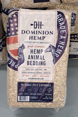 Dominion Hemp Bedding, 10 cu. ft.
