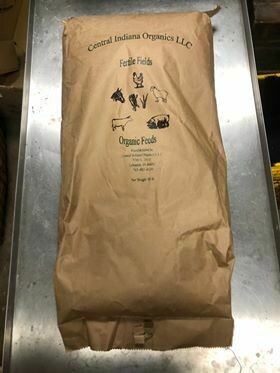 Organic Layer Mash - Central Indiana Organics, 50 lb.
