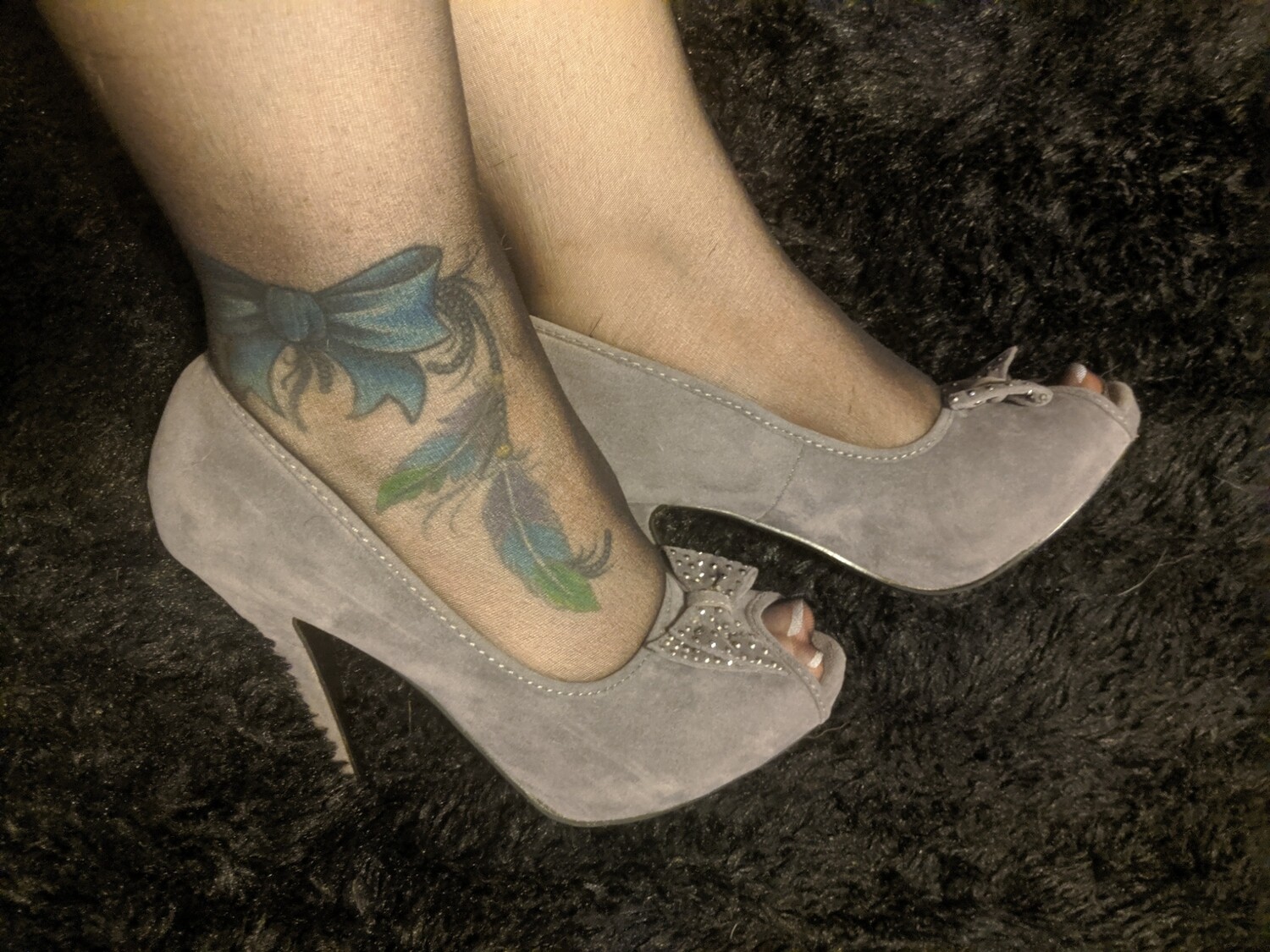 Sexy well worn high heels