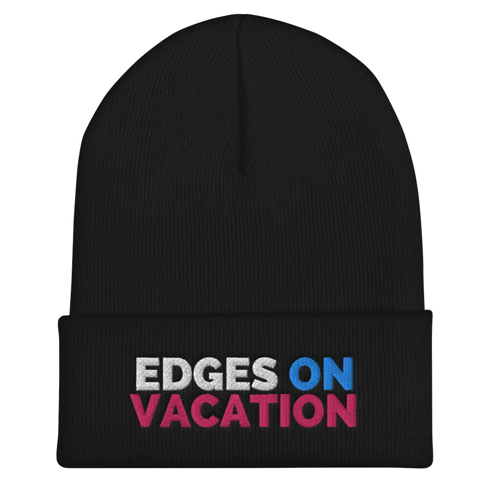 Edges on Vacation Cuffed Beanie