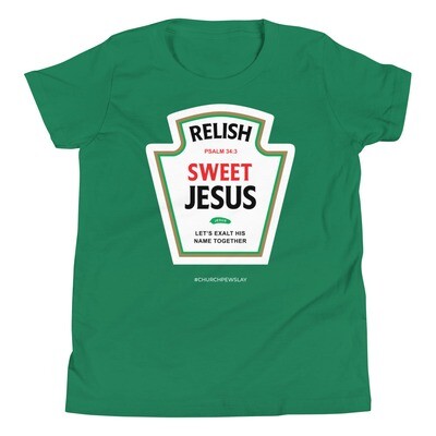 Relish Sweet Jesus Youth Short Sleeve T-Shirt