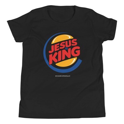 Jesus is King Youth Short Sleeve T-Shirt