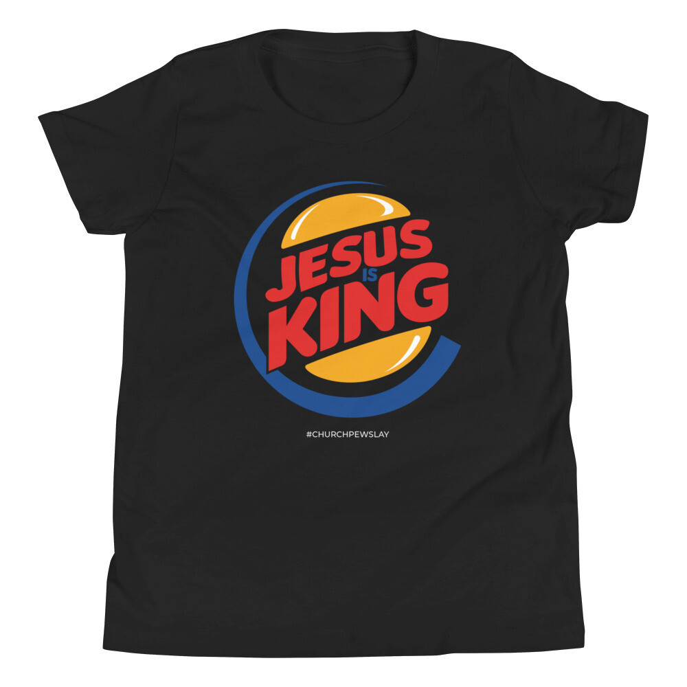 Jesus Is King Youth Short Sleeve T-Shirt
