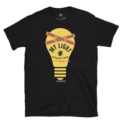 Light Attracts Bugs Short-Sleeve Unisex T-Shirt