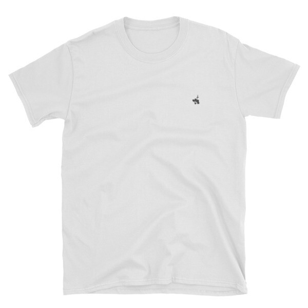 White T-Shirt / Black Logo