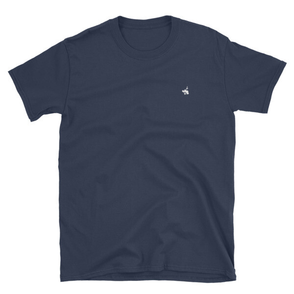Navy T-Shirt / White Logo