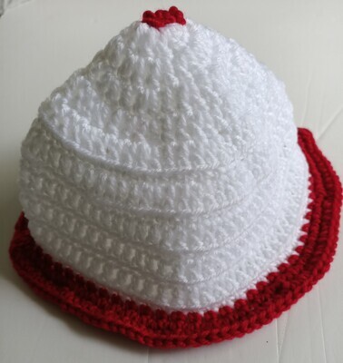 Christmas Crochet Hat - Toddler (Ref # 252)