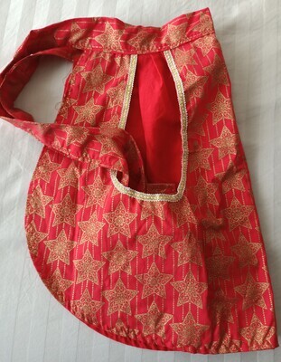 Red & Gold Christmas Apron (Ref # 241)
