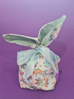 Material Reversible Gift Bag Butterfly #7