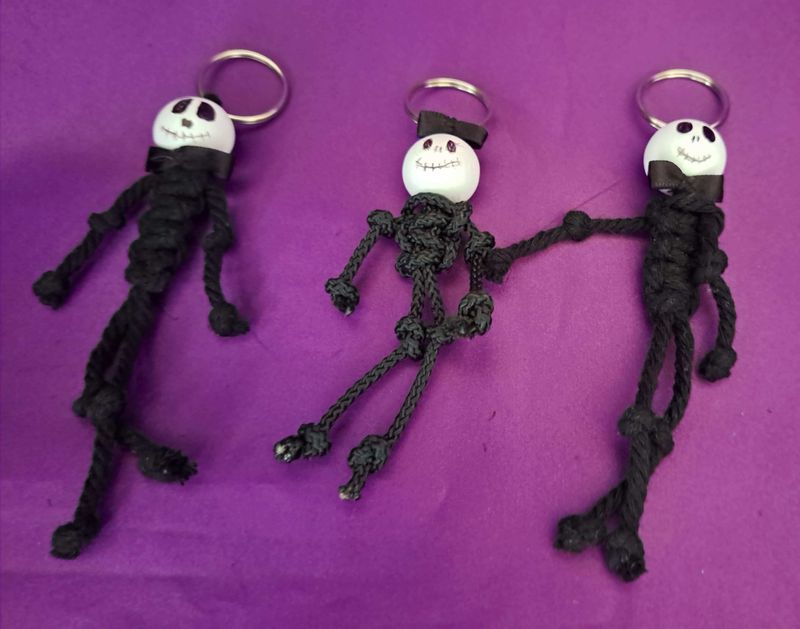 Halloween Key Rings - Black
