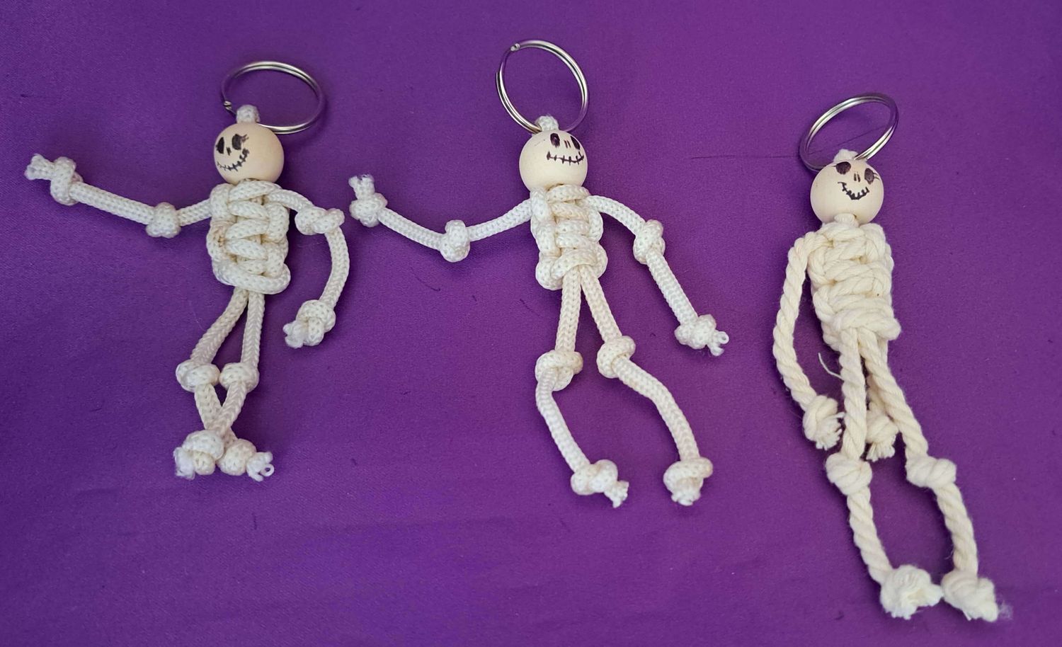 Halloween Key Rings - White
