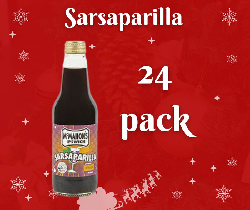 McMahon's Sarsaparilla 24 pack carton