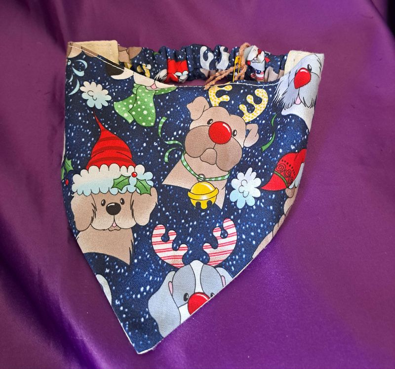 Dog bandana - Small - Christmas theme