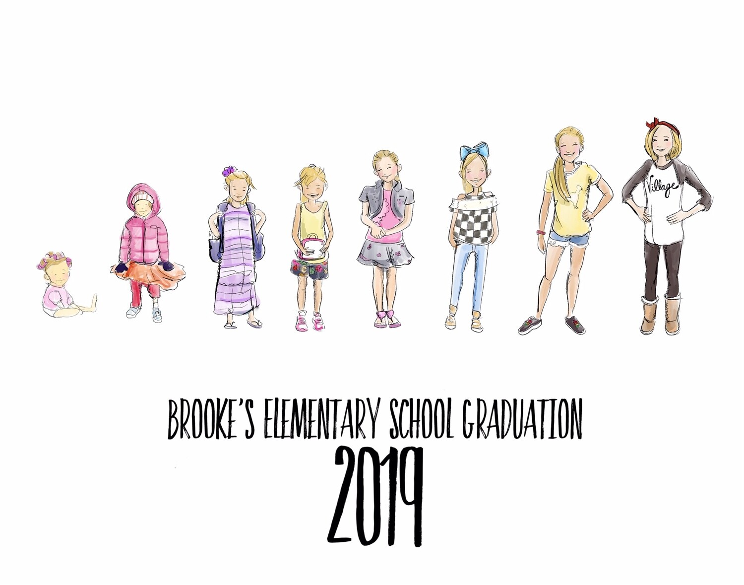 Graduation timelines (8 mini illustrations) Graduation timelines (8 mini illustrations)