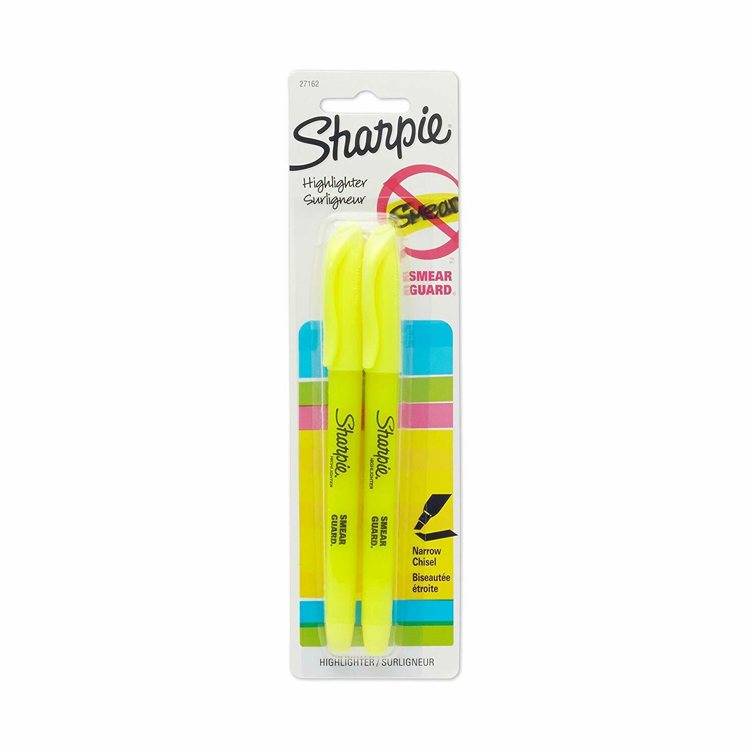 Sharpie / PocketStyle Highlighters, Narrow Chisel Tip, EasyGlide
