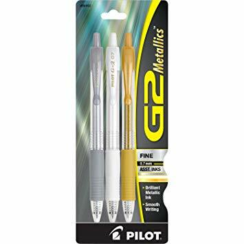 Pen G2 Metallics/W/G/S (PIL 34402)