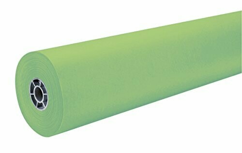 green craft paper roll