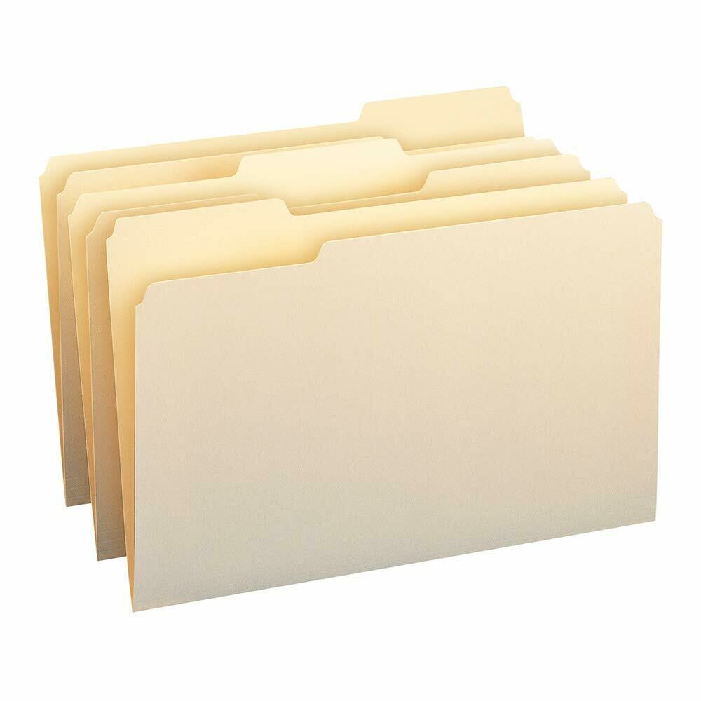 Atlas / File Folder, 1/3Cut Tab, Legal Size, Manila, (bx100)