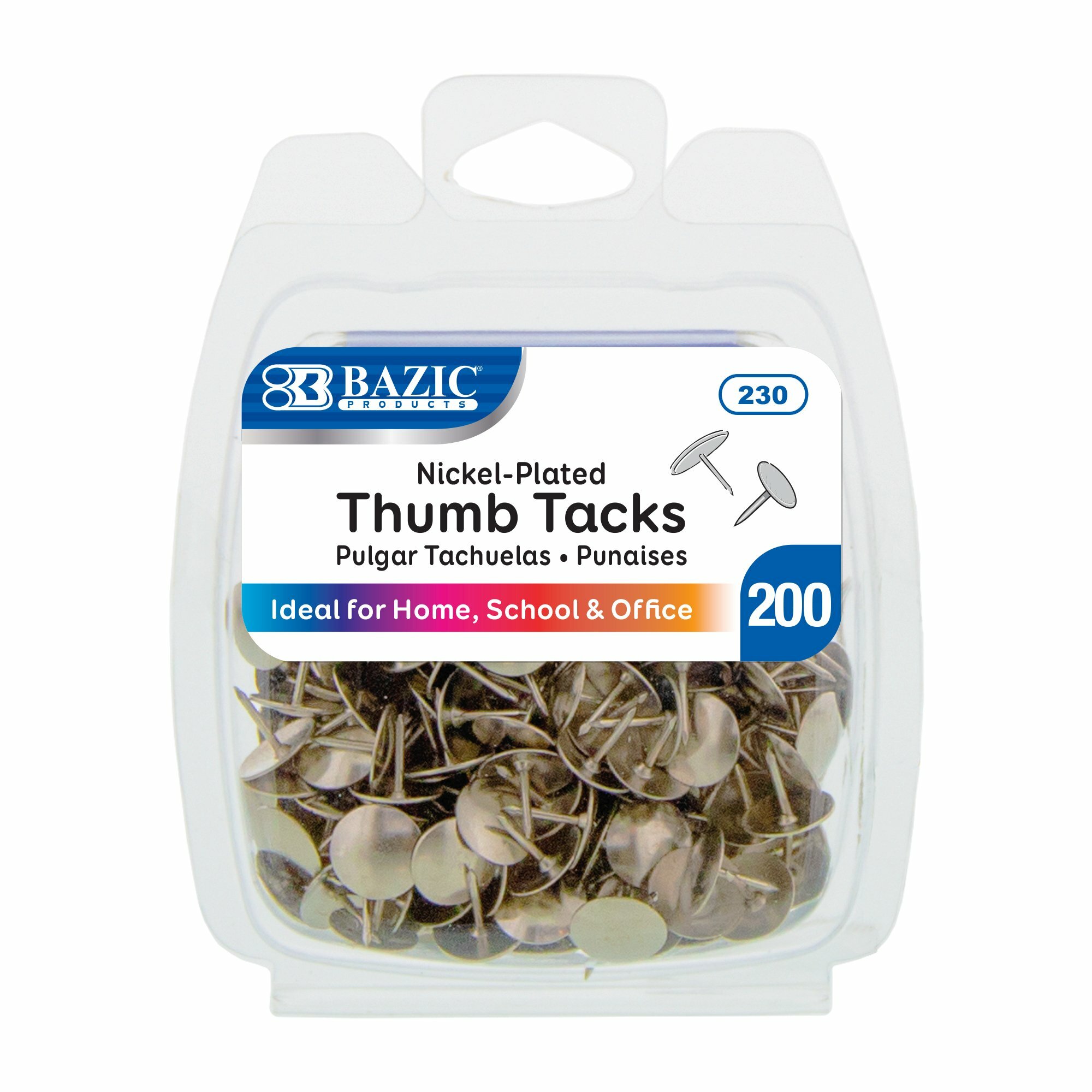 Thumb Tacks Bazic/SL 200Pk (I-6) (230)
