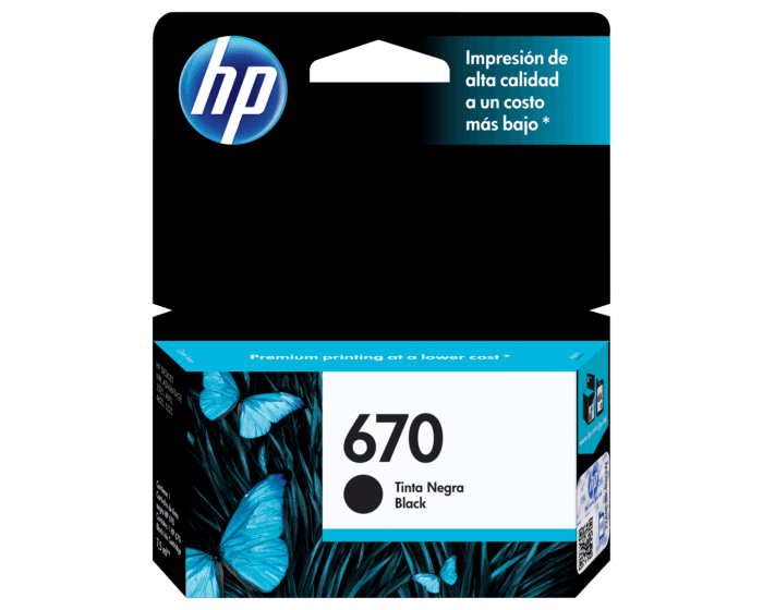 Ink HP 670 Black (HPA CZ113AL)
