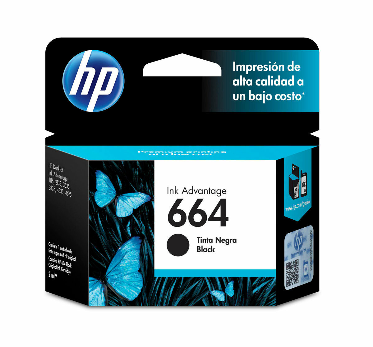 HP / 664 Black Original Ink Cartridge