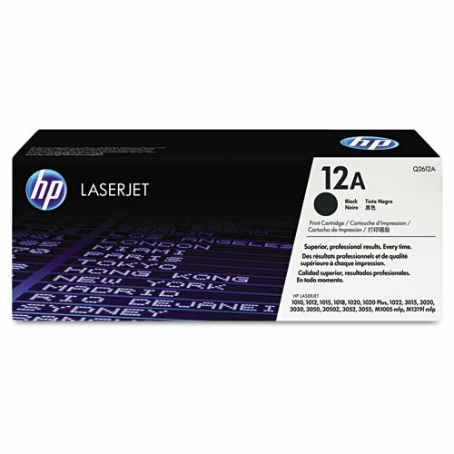 HP / 12A Black Original LaserJet Toner Cartridge