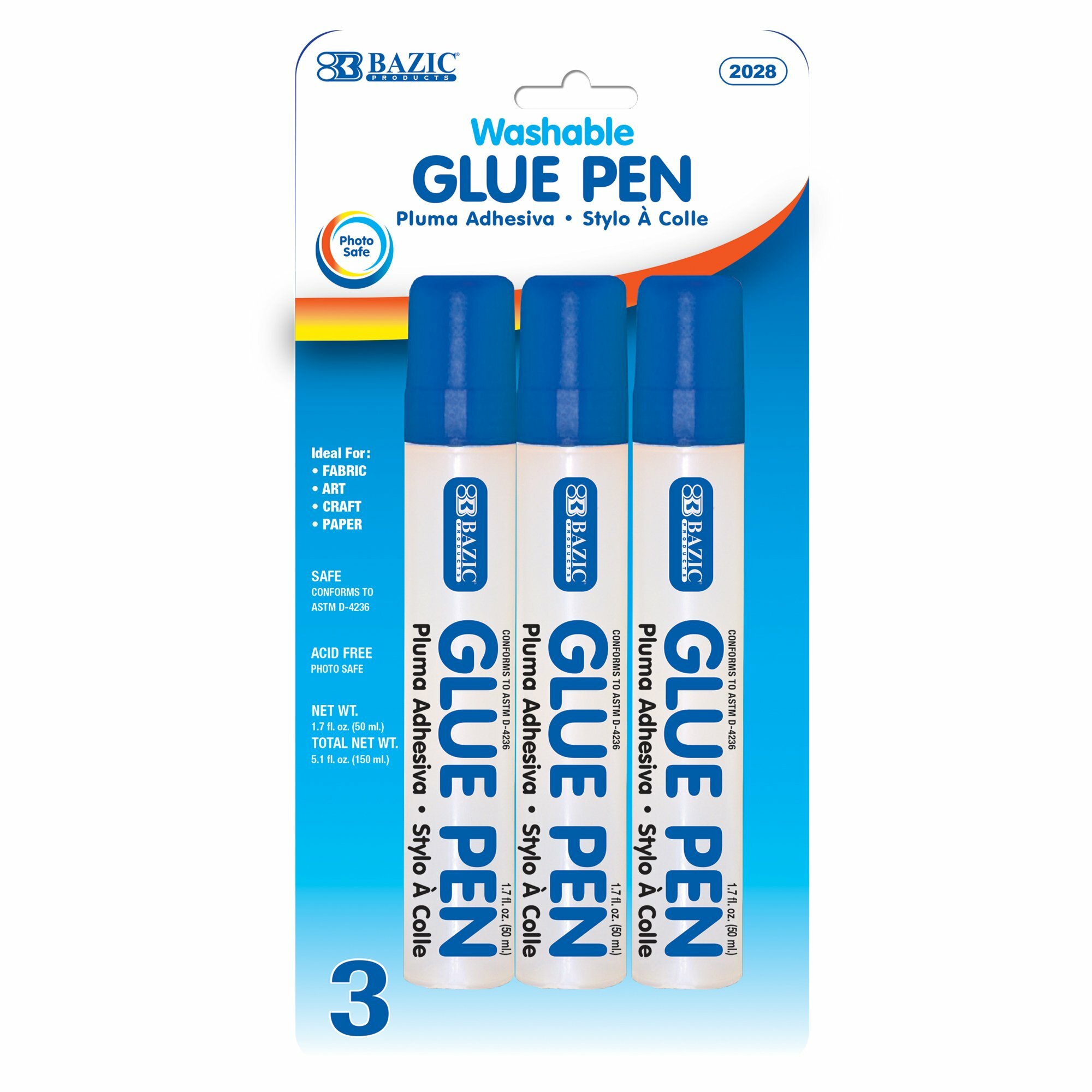 Glue/Pen 3Pk (BAZ 2028)