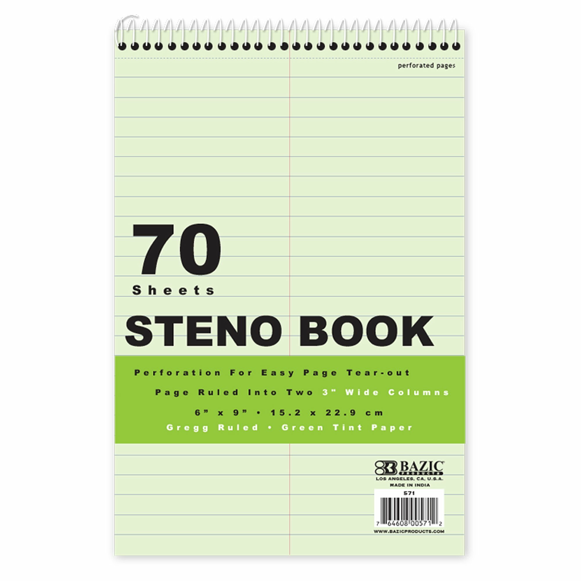 Steno Book Bazic 6x9 (IN-6) (571)
