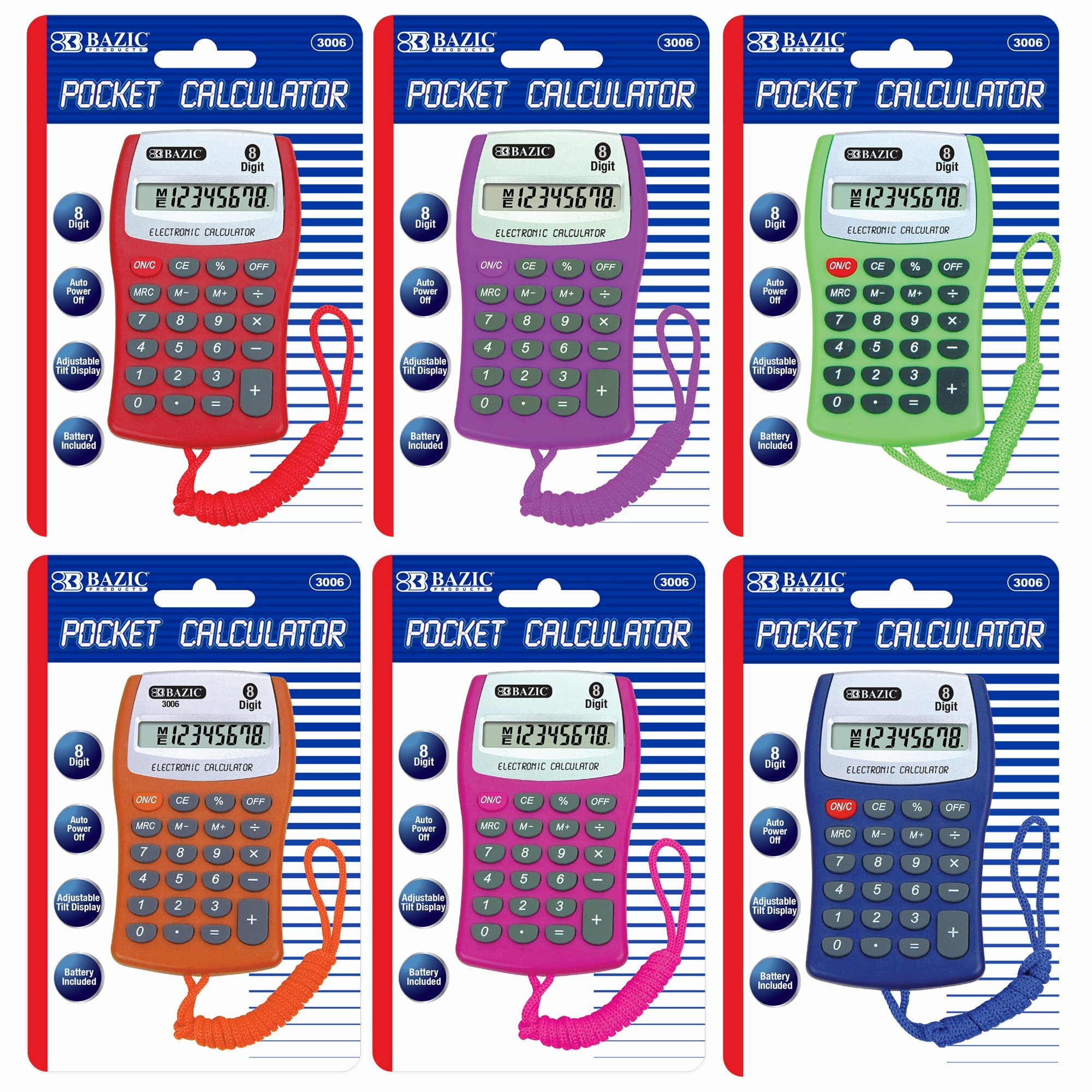 Calculator Bazic Pocket w/ST 8Di (3006)
