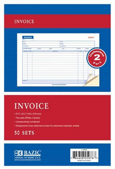 Invoice Book/2PTS 5x8 (IN-6) (5076)