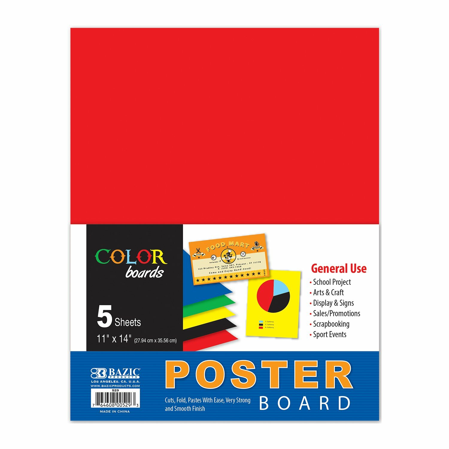 Poster Board/Colors (BAZ 529)