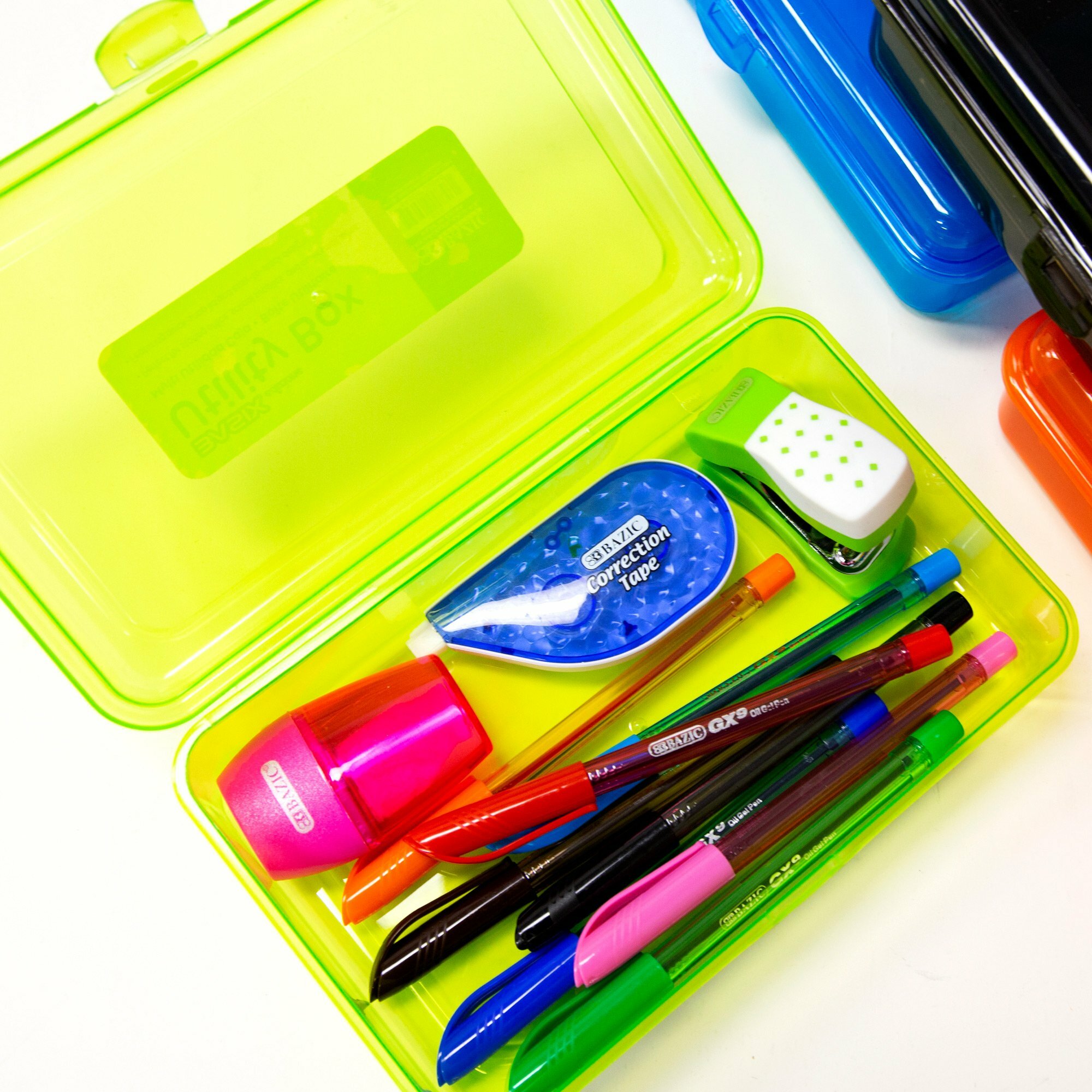 Blue or Black 1 Assorted BAZIC Clipboard 1810 Storage Case