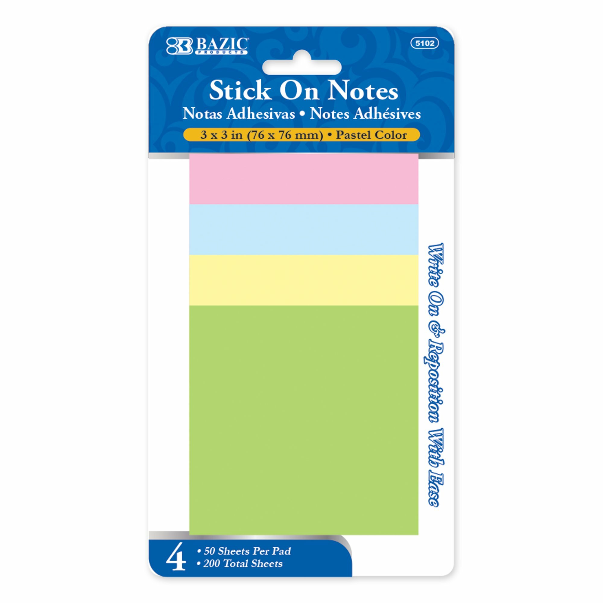 Stick on Notes Bazic 3x3/50 (IN-6) (5102)