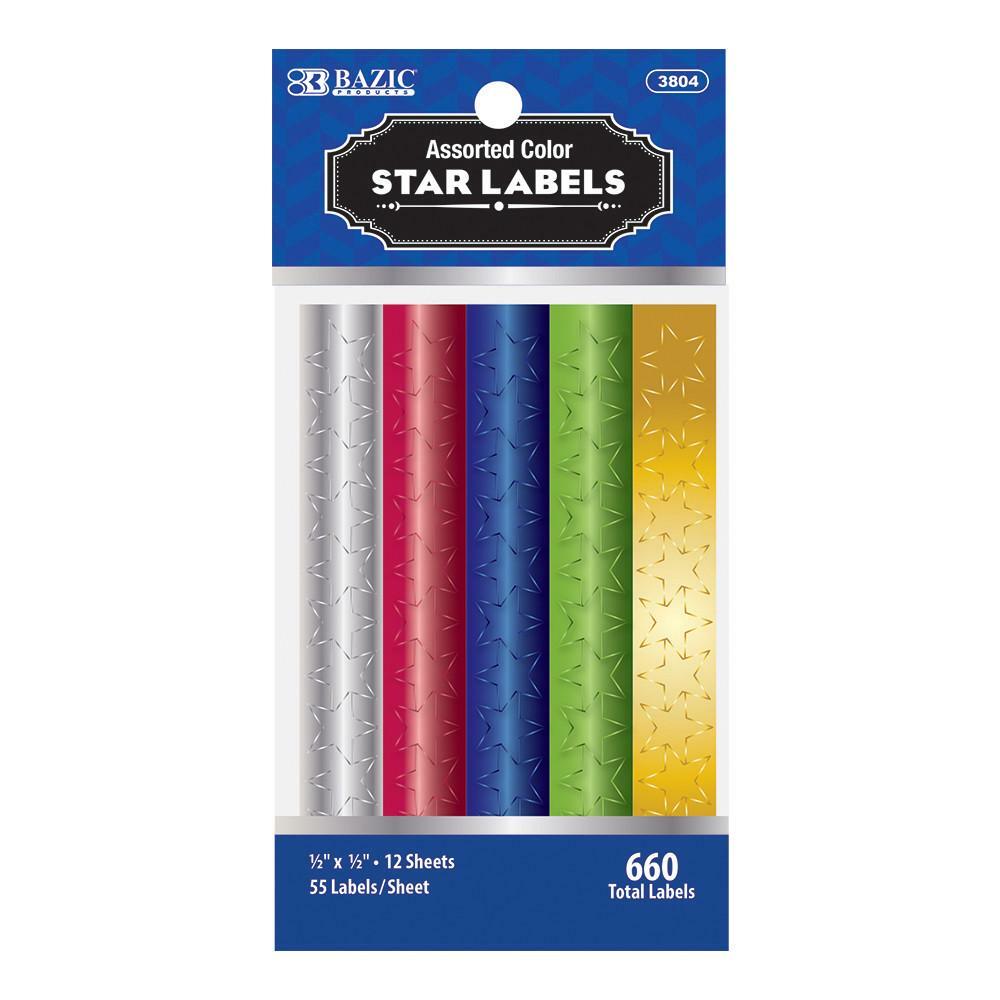 Labels Stars-Colors (IN-12) (3804)