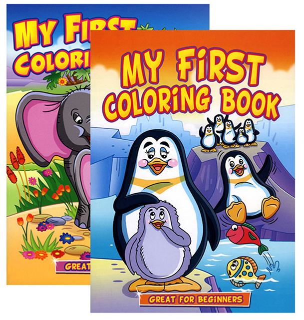 Coloring Book First/Jumbo (IN-6) (12153)
