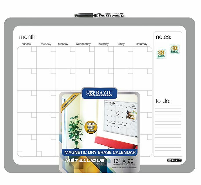 Board Dry Erase/Calendar (BAZ 6052)