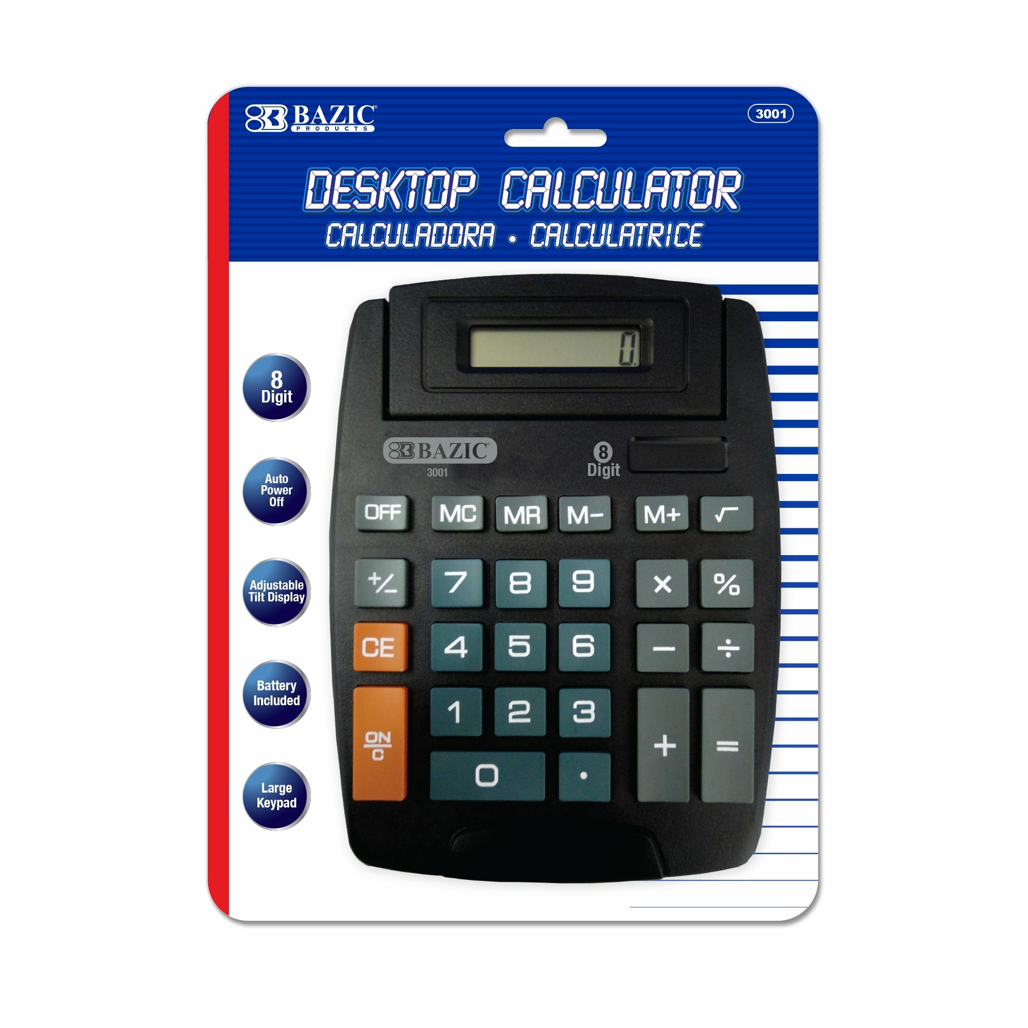 Calculator Bazic/Desk 8Di (IN-4) (3001)