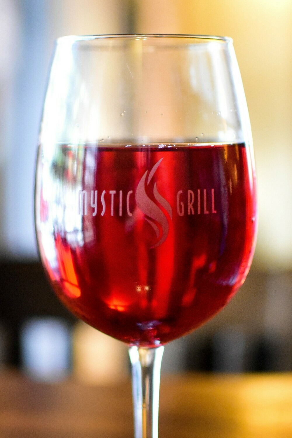Mystic Grill Wine Glass